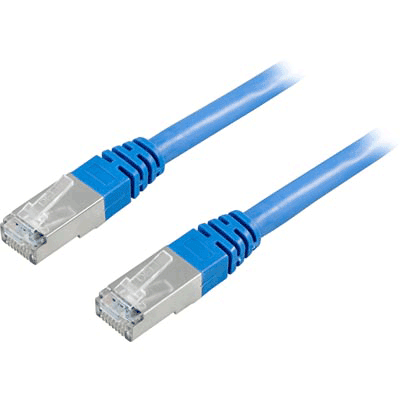 FTP Cat6 patchkabel 0.5m - Blå