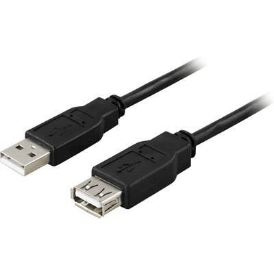 USB 2.0 kabel Typ A hane - Typ A hona 3m