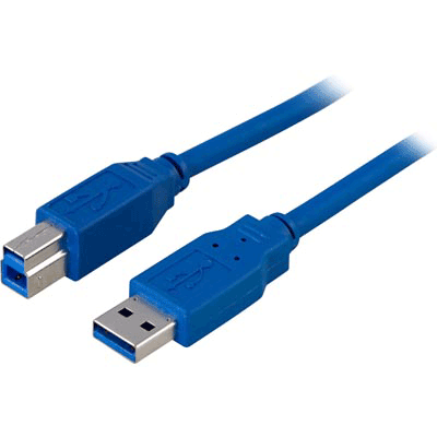 USB 3.0 Typ A hane - Typ B hane - 2m