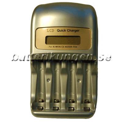 Batteriladdare AAA / AA inkl 4 AAA batterier