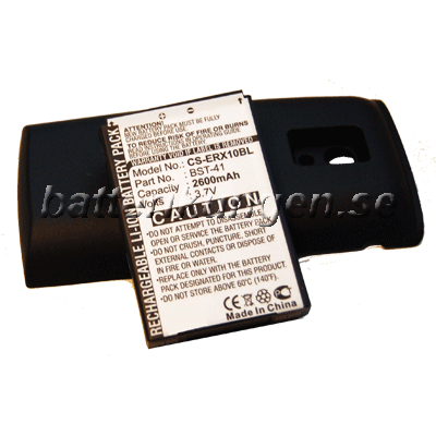 Batteri till Sony Ericsson Xperia X10 - 2.600 mAh - Svart