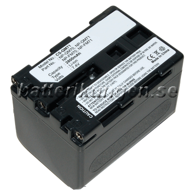 Batteri till Sony som ersätter NP-QM71