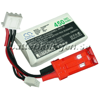 LiPo 2 cell - 7.4 V - 450 mAh