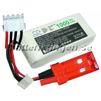 LiPo 3 cell - 11.1 V - 1.000 mAh