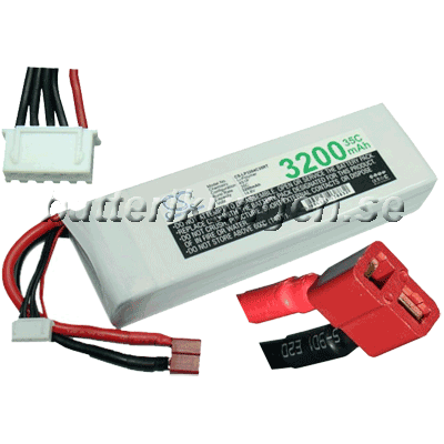LiPo 4 cell - 14.8 V - 3.200 mAh