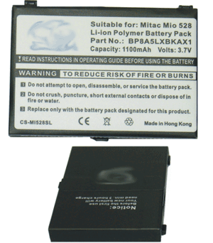 Batteri till Mitac Mio 528 mfl