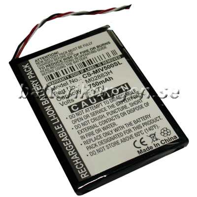 Batteri till Mitac Mio Moov 500 mfl