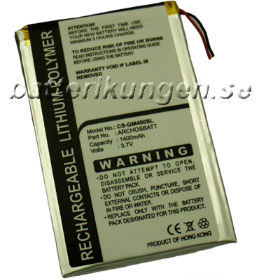 Batteri till Archos Gmini 400 mfl
