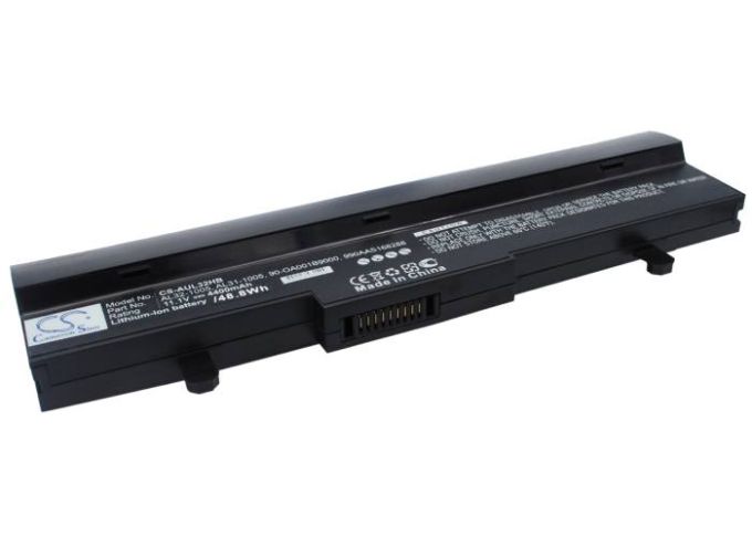 Batteri till Asus Eee PC 1005HA mfl - 4.400 mAh - Svart