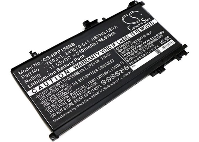 Batteri till HP Omen 15-AX000NF mfl - 5.100 mAh