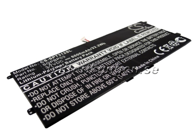 Batteri till Sony Xperia Tablet Z - 6.000 mAh