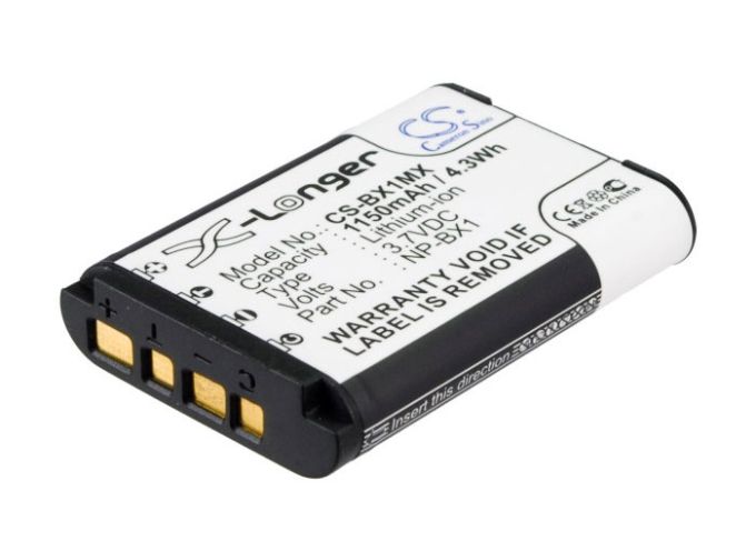 Batteri til Sony som ersätter NP-BX1