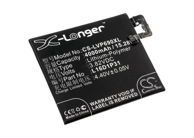 Batteri till Lenovo Phab 2 Pro mfl - 4.000 mAh