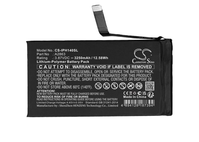 Batteri till Apple iPhone 14 - 3.250 mAh