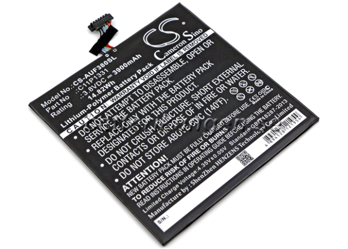 Batteri till Asus Fonepad 8 Dual Sim mfl - 3.900 mAh