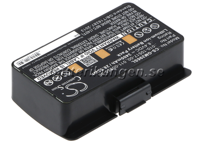 Batteri till Garmin GPSMAP 276 mfl - 3.400 mAh