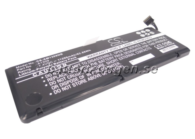 Batteri till Apple MacBook Pro 17 A1297 mfl - 11.200 mAh