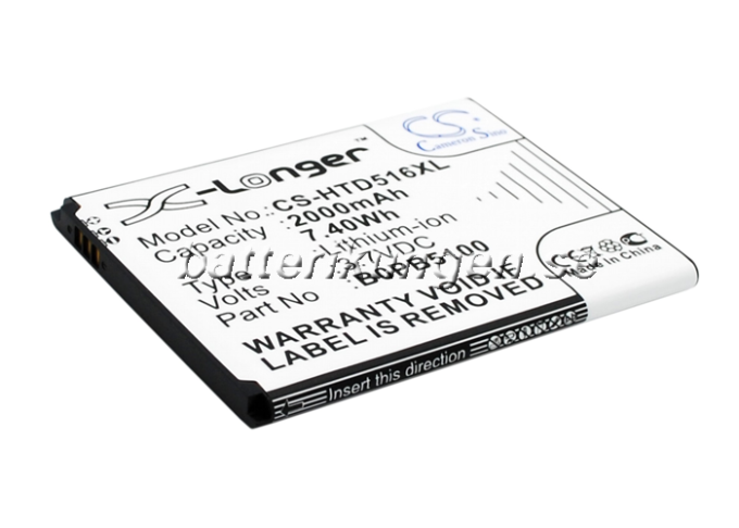 Batteri till HTC Desire 516 mfl - 2.000 mAh