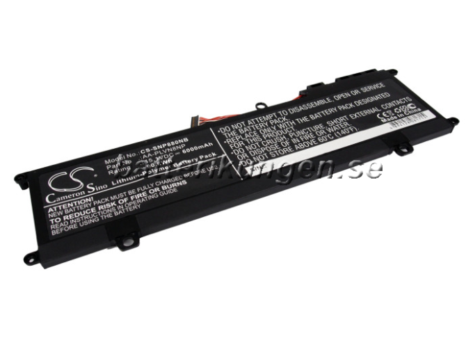 Batteri till Samsung NP880Z5E mfl - 6.000 mAh