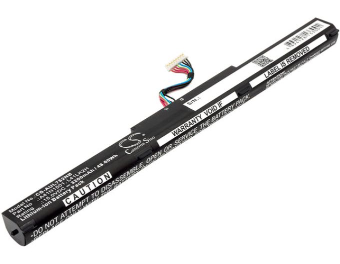 Batteri till Asus GL752JW mfl - 2.600 mAh