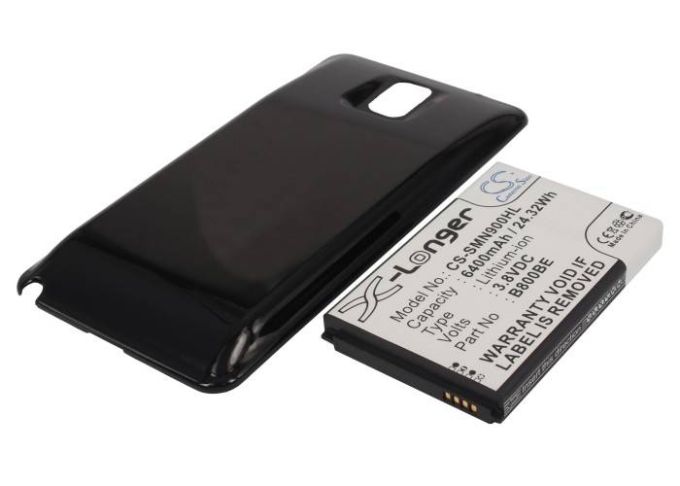 Batteri till Samsung Galaxy Note 3 mfl - 6.400 mAh - Svart