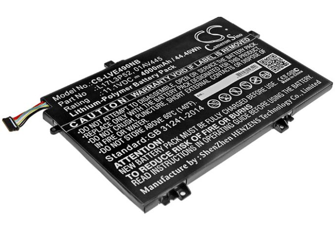 Batteri till Lenovo ThinkPad E590 mfl - 4.000 mAh