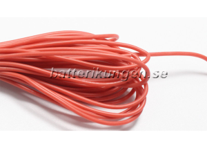 Silikonkabel 1m Röd - AWG 20