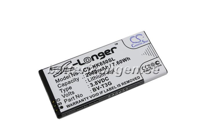 Batteri till Microsoft Lumia 650 mfl  - 2.000 mAh