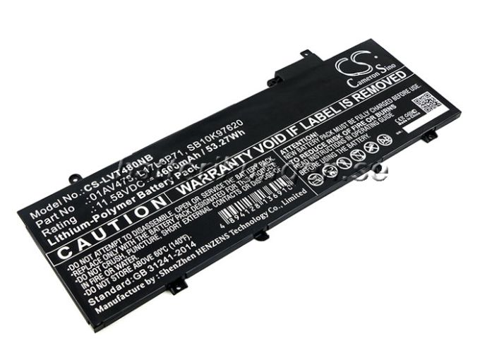 Batteri till Lenovo ThinkPad T480s mfl - 4.600 mAh