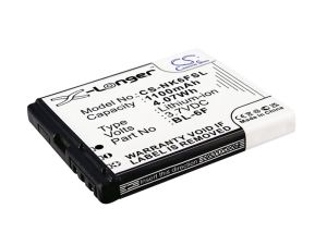 Batteri till Nokia N95 8 GB - 1.100 mAh