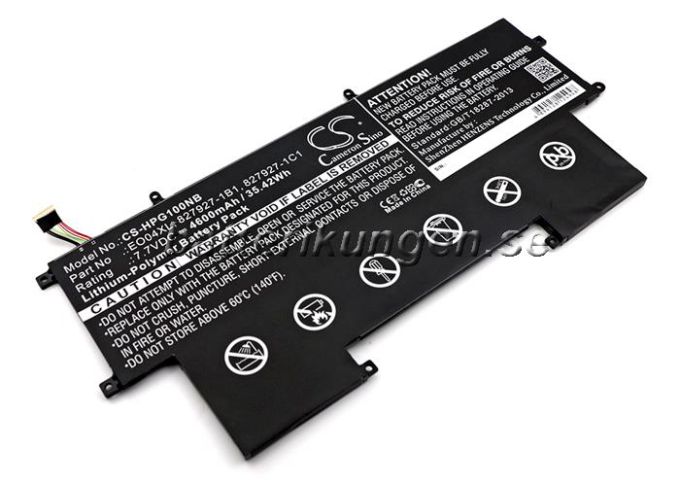 Batteri till HP EliteBook Folio G1mfl - 4.900 mAh