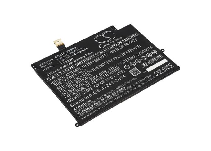 Batteri till Dell Latitude 7285- 4.250 mAh