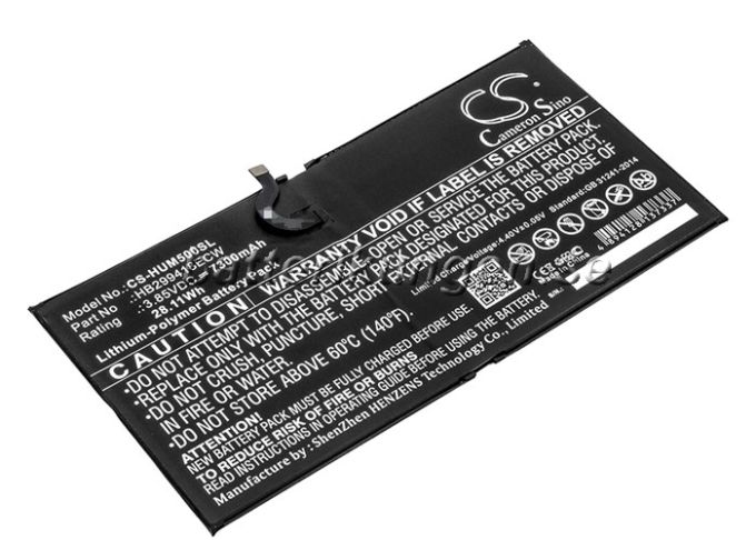 Batteri till Huawei MediaPad M5 mfl - 7.300 mAh