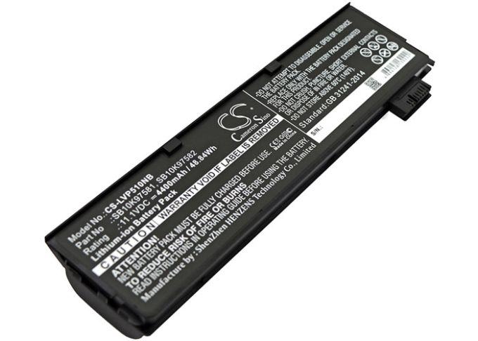 Batteri till Lenovo Thinkpad P51S mfl - 4.400 mAh