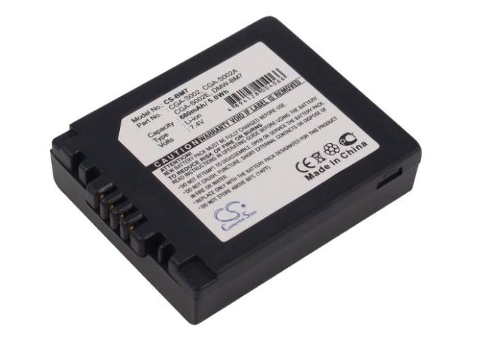 Batteri till Panasonic som ersätter CGA-S002 mfl