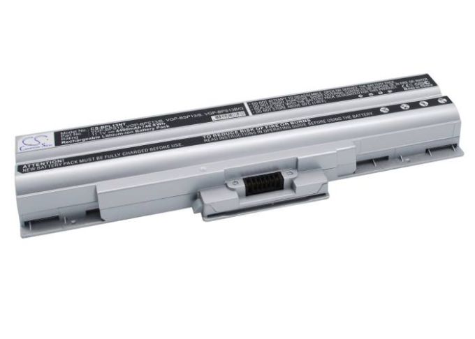 Batteri till Sony VAIO VGN-AW230 mfl - Silver - 4.400 mAh