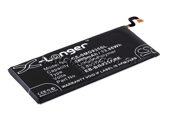 Batteri till Samsung Galaxy S7 Edge mfl - 3.600 mAh