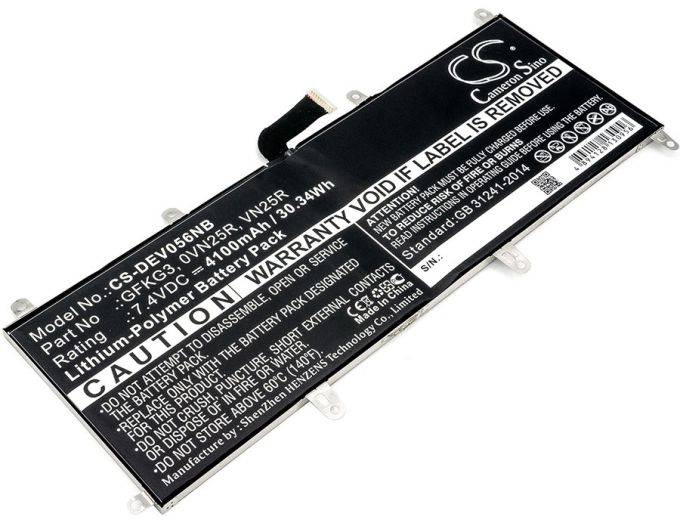 Batteri till Dell Venue 10 Pro - 4.100 mAh