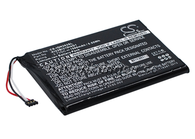 Batteri till Garmin Nuvi 2639LMT mfl - 1.500 mAh