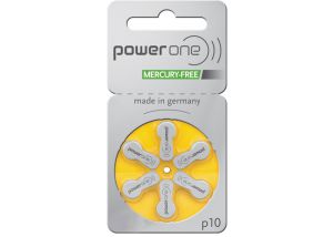 PowerOne A10 hörapparatsbatterier - 6 st