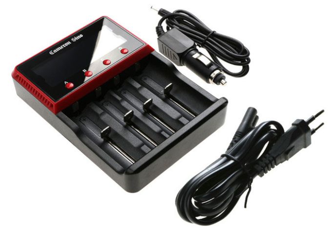 Batteriladdare - 4 st Li-ion - AA/AAA