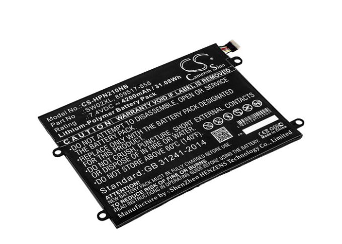 Batteri till HP Notebook x2 mfl - 4.200 mAh