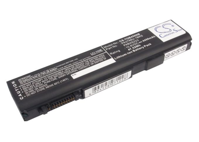 Batteri till Toshiba Dynabook Satellite B450/B mfl - 4.400 mAh