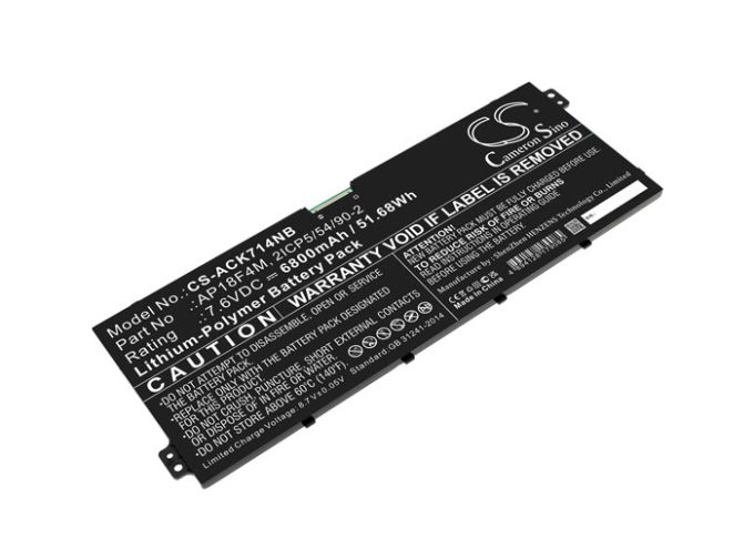 Batteri till Acer Chromebook 714 mfl - 6.800 mAh