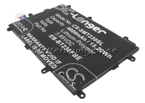 Batteri till Samsung SM-230 mfl  - 4.000 mAh