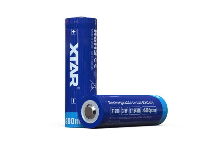 XTAR 21700 - 4.900 mAh - med skyddskrets