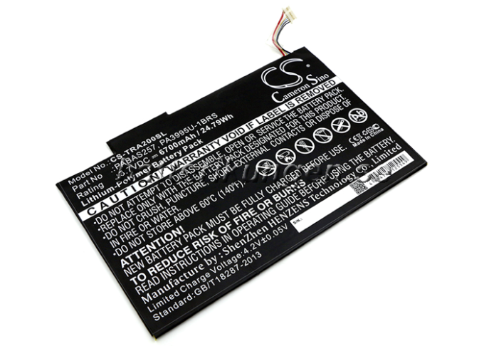Batteri till Toshiba Excite AT200 mfl - 6.700 mAh