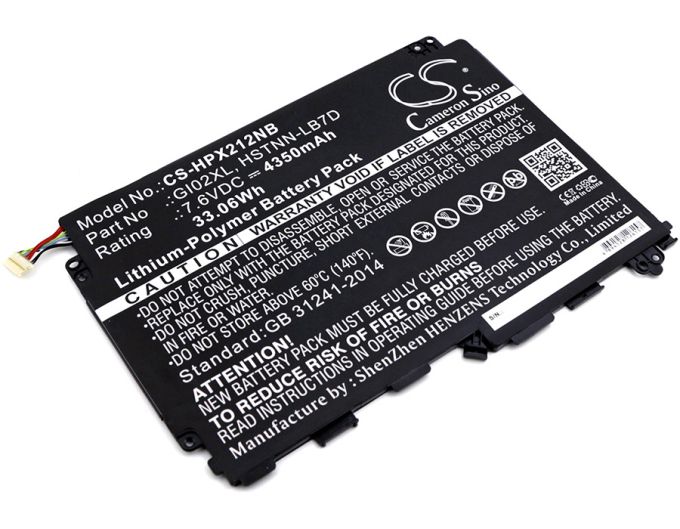 Batteri till HP Pavilion X2 12 mfl - 4.350 mAh