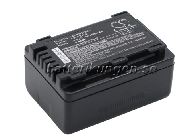 Batteri till Panasonic som ersätter VW-VBT190 - 1.500 mAh