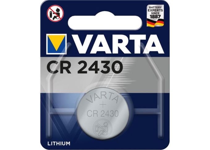 1 st Varta CR2430 batteri